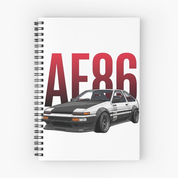 Item preview, Panda Toyota AE86 Sprinter Trueno Carbon Hood JDM Drift Vector Art designed and sold by Motorline44.