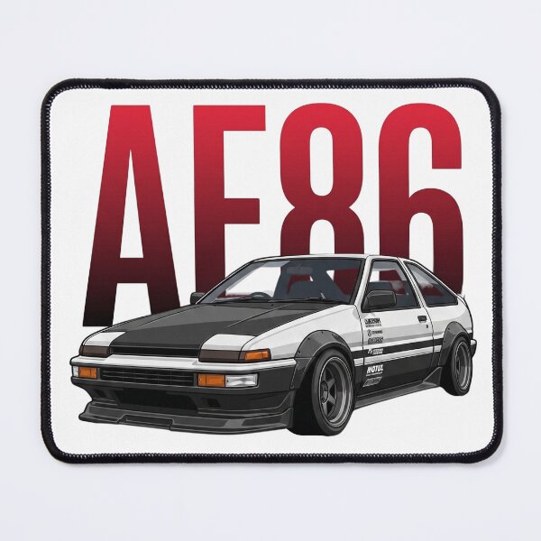Item preview, Panda Toyota AE86 Sprinter Trueno Carbon Hood JDM Drift Vector Art designed and sold by Motorline44.
