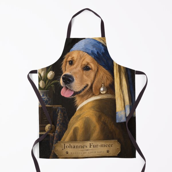 Item preview, Furmeer - Dog with the Pearl Earring designed and sold by YourOldMate.