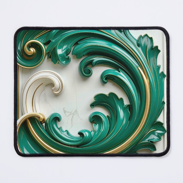 Item preview, Sculptural Jade with Gold Enamel designed and sold by Vicky Brago-Mitchell®.
