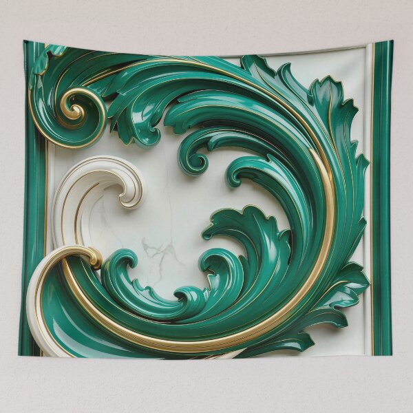 Item preview, Sculptural Jade with Gold Enamel designed and sold by Vicky Brago-Mitchell®.