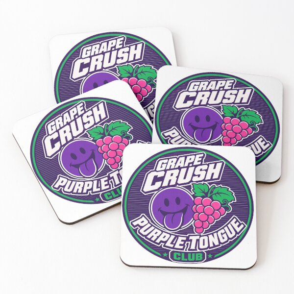 Item preview, Grape Crush Purple Tongue Club Retro Soda Tee designed and sold by CerealBoxInk.