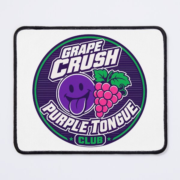 Item preview, Grape Crush Purple Tongue Club Retro Soda Tee designed and sold by CerealBoxInk.