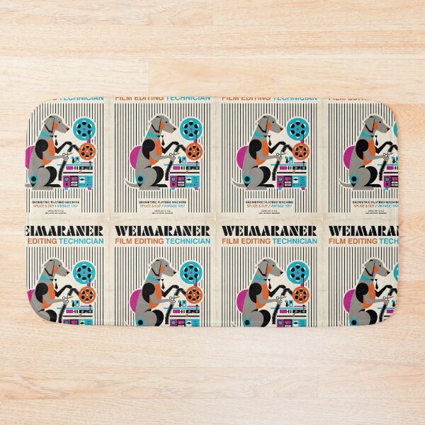 Item preview, Weimaraner Film Technician designed and sold by PictoVibe.
