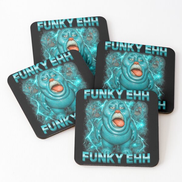 Item preview, Funky Ehh Weird Glossy Blue Blob Viral Brainrot Meme  designed and sold by OMITTEROMINOUS.