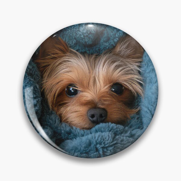 Item preview, Yorkie in Blanket 02 designed and sold by Elisabeth Lucas.