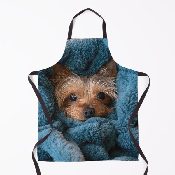 Item preview, Yorkie in Blanket 02 designed and sold by Elisabeth Lucas.