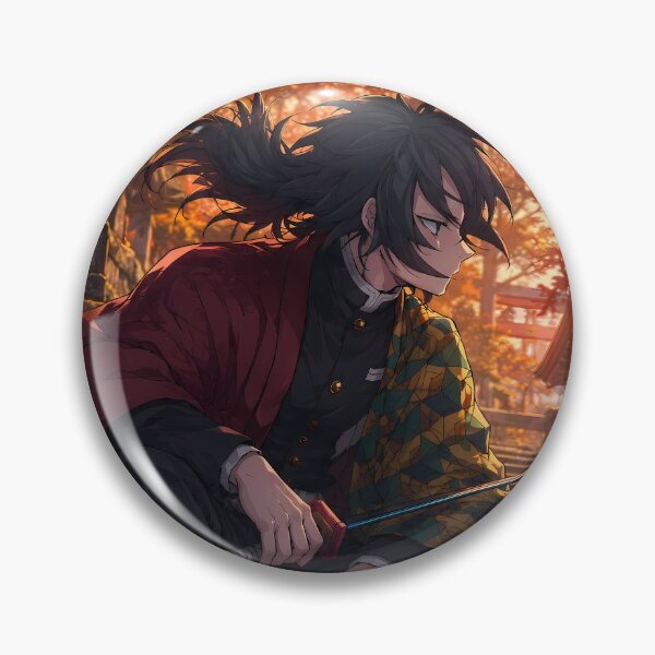 Item preview, Giyu Tomioka Demon Slayer Autumn Shrine Reflection designed and sold by SolenneAzur.