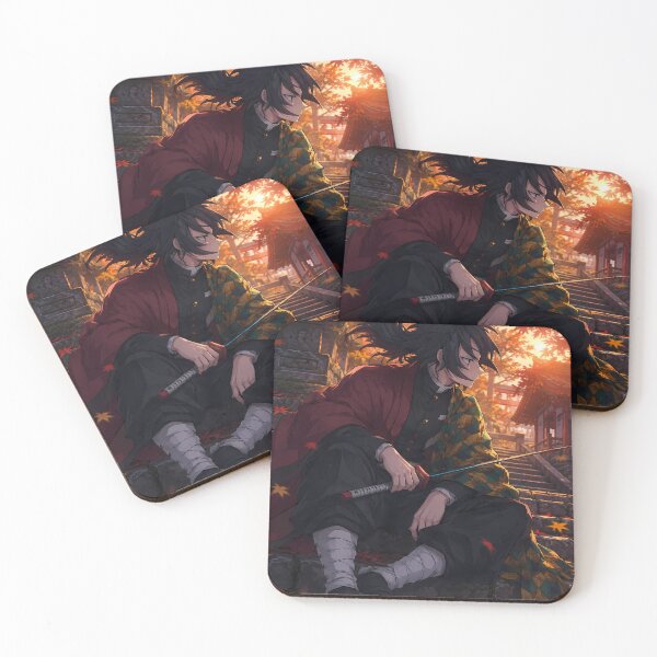 Item preview, Giyu Tomioka Demon Slayer Autumn Shrine Reflection designed and sold by SolenneAzur.