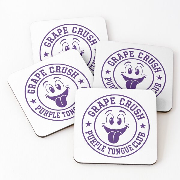 Item preview, Grape Crush Purple Tongue Club Varsity Seal Tee designed and sold by CerealBoxInk.