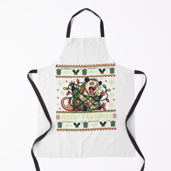 Item preview, Opossum Lights Tangled Christmas Humor designed and sold by nortowelcomics.
