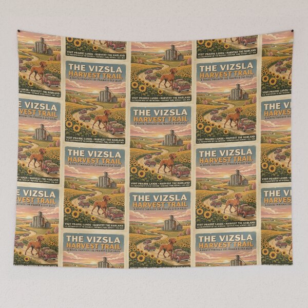 Item preview, Vizsla Sunflower Route Guide designed and sold by PictoVibe.