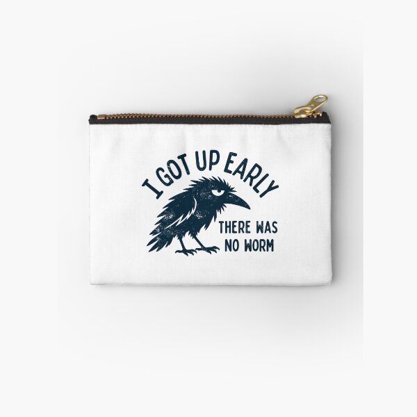 Item preview, Grumpy Crow No Worm Bird Lover  designed and sold by SamWoodrt.