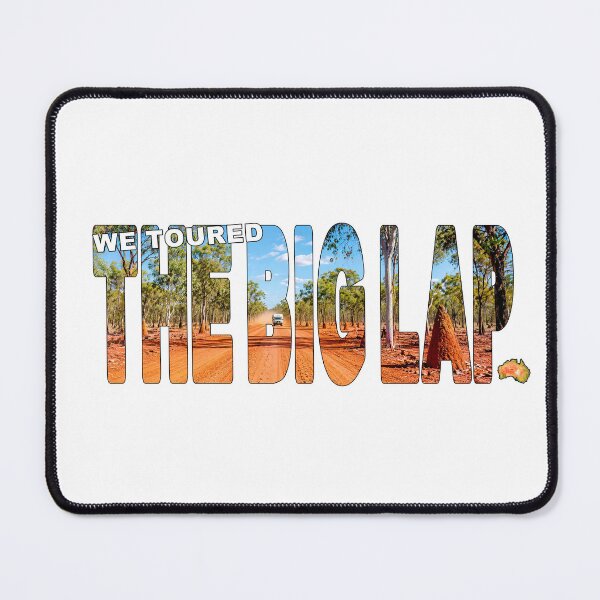 Item preview, We Toured THE BIG LAP - Caravanning Australia Map Grand Epic Trip designed and sold by Adam Gormley.