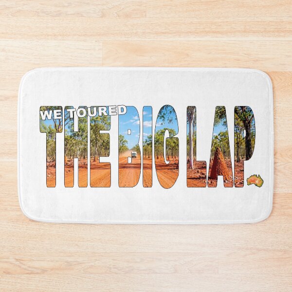 Item preview, We Toured THE BIG LAP - Caravanning Australia Map Grand Epic Trip designed and sold by Adam Gormley.