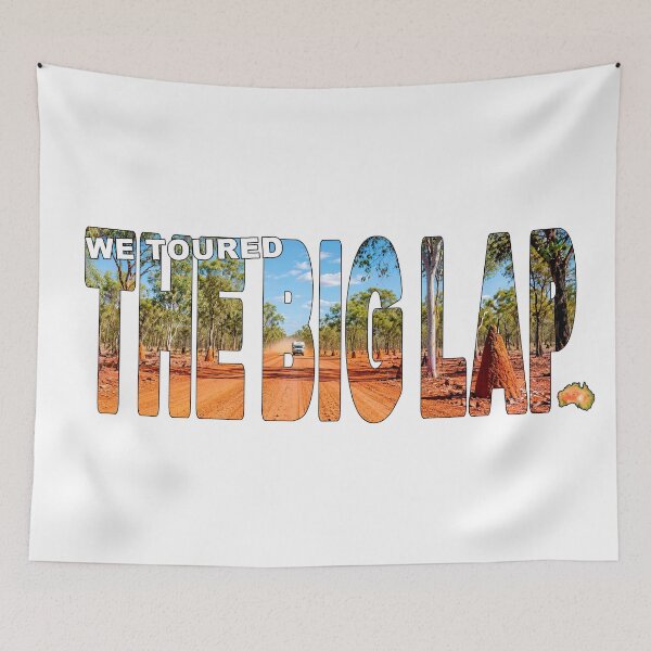 Item preview, We Toured THE BIG LAP - Caravanning Australia Map Grand Epic Trip designed and sold by Adam Gormley.