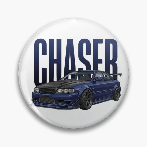 Item preview, Dark Blue Toyota Chaser JZX100 Tourer V Drift Sedan Vector Art designed and sold by Motorline44.