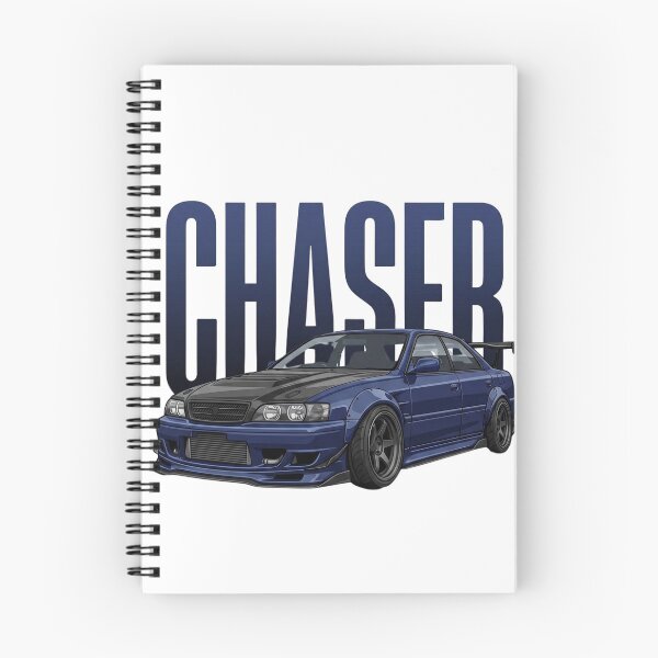 Item preview, Dark Blue Toyota Chaser JZX100 Tourer V Drift Sedan Vector Art designed and sold by Motorline44.