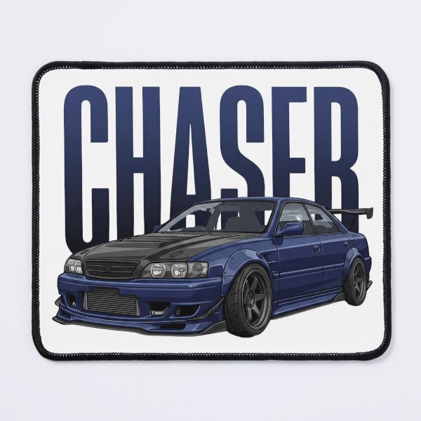 Item preview, Dark Blue Toyota Chaser JZX100 Tourer V Drift Sedan Vector Art designed and sold by Motorline44.