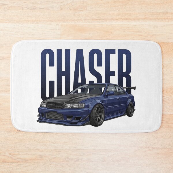Item preview, Dark Blue Toyota Chaser JZX100 Tourer V Drift Sedan Vector Art designed and sold by Motorline44.