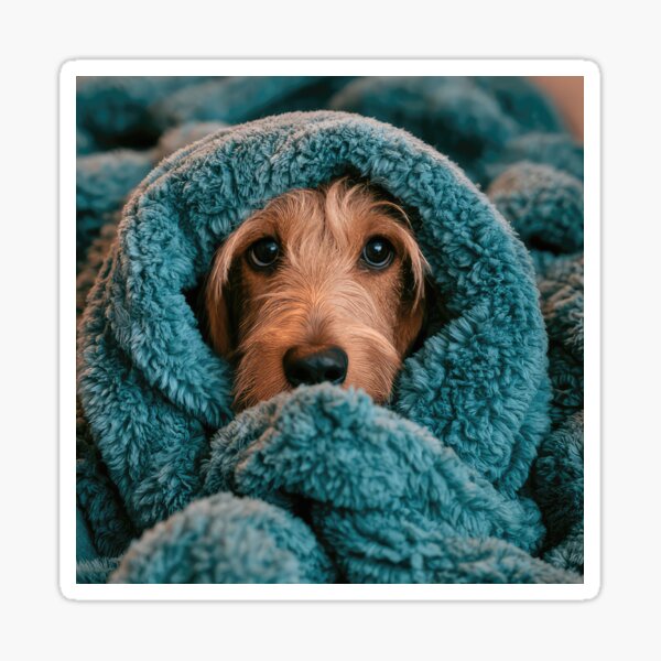 Item preview, GBGV Puppy in Blanket 01 designed and sold by Elisabeth Lucas.