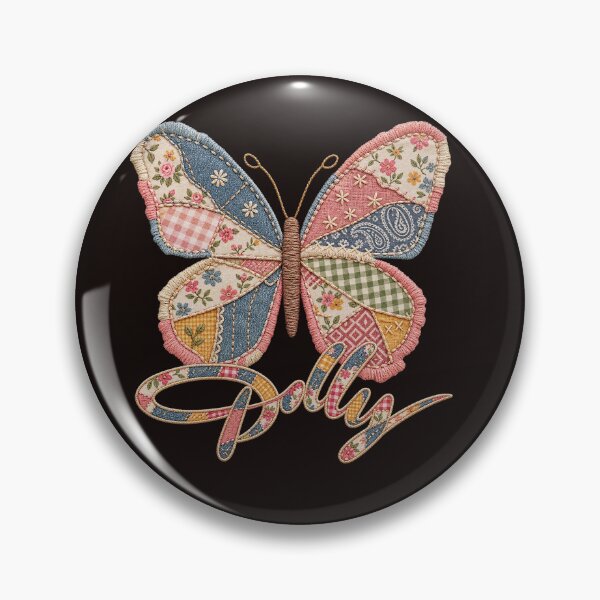 Item preview, Dolly Parton Love Is Like A Butterfly Patchwork Embroidered Style designed and sold by DYALEEZ-XCR.