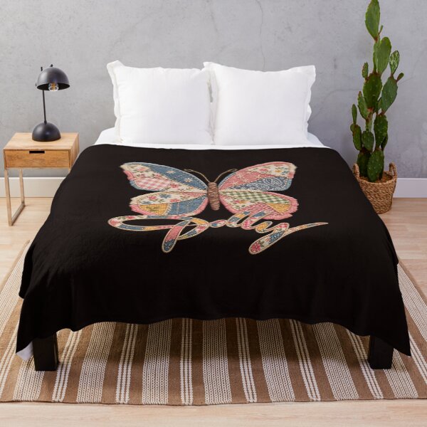 Item preview, Dolly Parton Love Is Like A Butterfly Patchwork Embroidered Style designed and sold by DYALEEZ-XCR.
