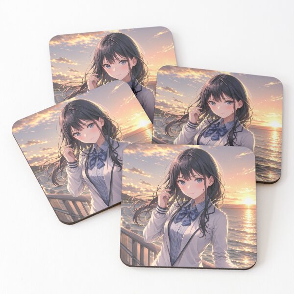 Item preview, Aki Adagaki Masamune Kun Revenge Seaside Sunset designed and sold by SolenneAzur.