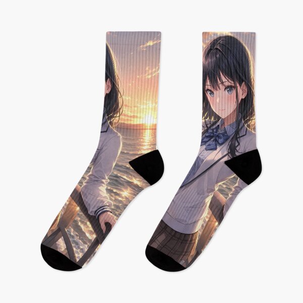 Item preview, Aki Adagaki Masamune Kun Revenge Seaside Sunset designed and sold by SolenneAzur.