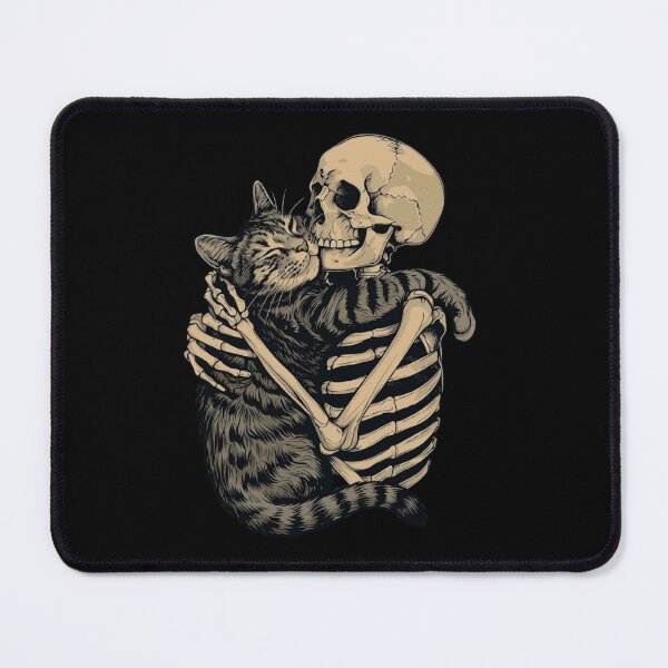 Item preview, Skeleton Hugging Cat Gothic Halloween designed and sold by haitrieuic96.