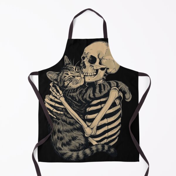 Item preview, Skeleton Hugging Cat Gothic Halloween designed and sold by haitrieuic96.
