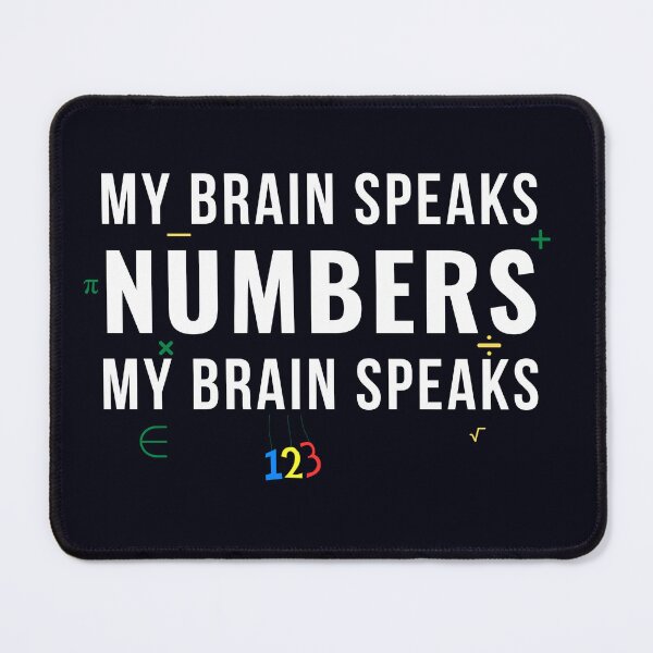 Item preview, My Brain Speaks Numbers – Funny Accountant Accounting Design designed and sold by FCA SIR MERCH .