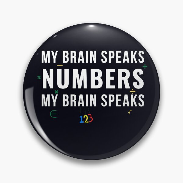 Item preview, My Brain Speaks Numbers – Funny Accountant Accounting Design designed and sold by FCA SIR MERCH .