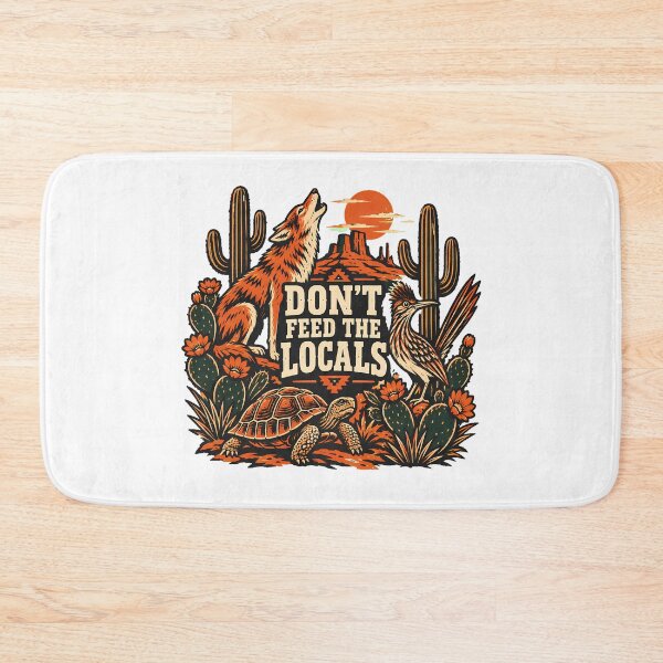 Item preview, Desert Locals Southwest Wildlife Scene Traveler Humor designed and sold by nortowelcomics.