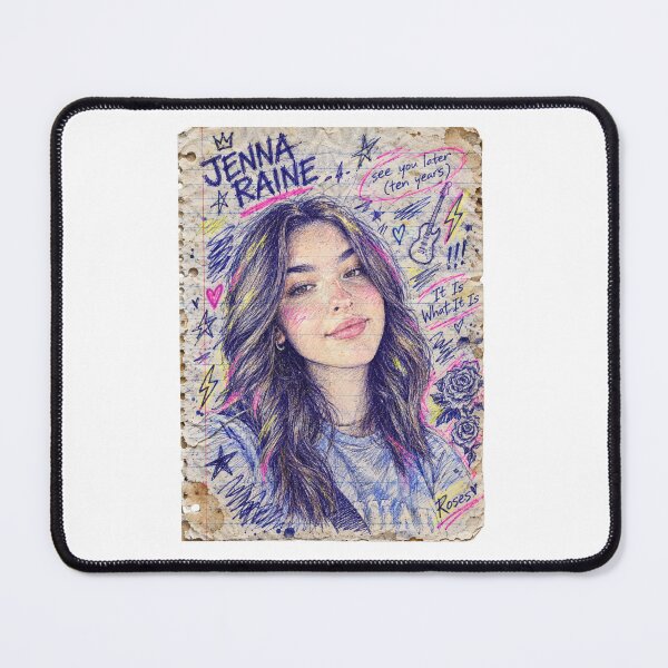 Item preview, Jenna raine music album cover art typography designed and sold by ARTeez⭐️⭐️⭐️⭐️⭐️.