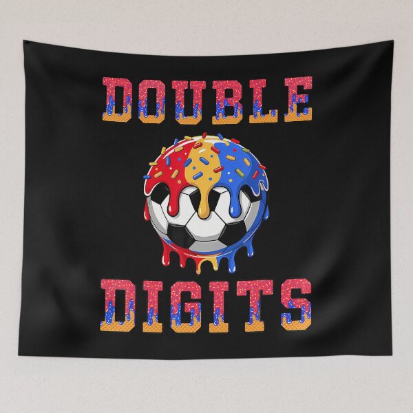 Item preview, Double Digits Ice Cream Drip Soccer Shirt 10Th Birthday designed and sold by Chromatic-Cubes.
