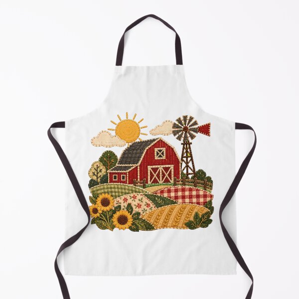 Item preview, Quilted Farm Rustic Barn Windmill Country Living designed and sold by nortowelcomics.