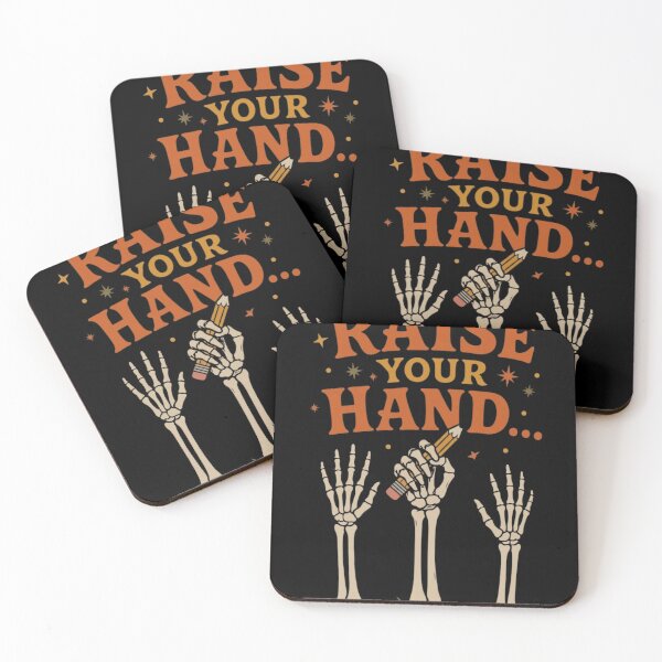 Item preview, Raise Your Hand Skeleton Teacher designed and sold by haitrieuic96.
