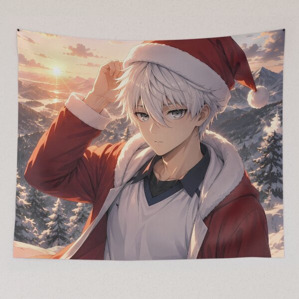 Item preview, Seishirou Nagi Blue Lock Christmas Mountain Sunset designed and sold by SolenneAzur.