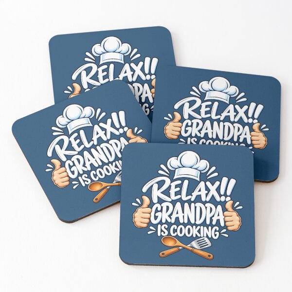 Item preview, Relax Grandpa Is Cooking – Funny Grandpa Chef Kitchen Design designed and sold by HO•Designs.