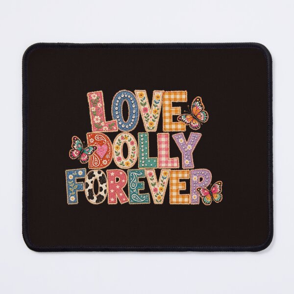 Item preview, Love Dolly Forever Colorful Patchwork Butterfly Country Music designed and sold by DYALEEZ-XCR.