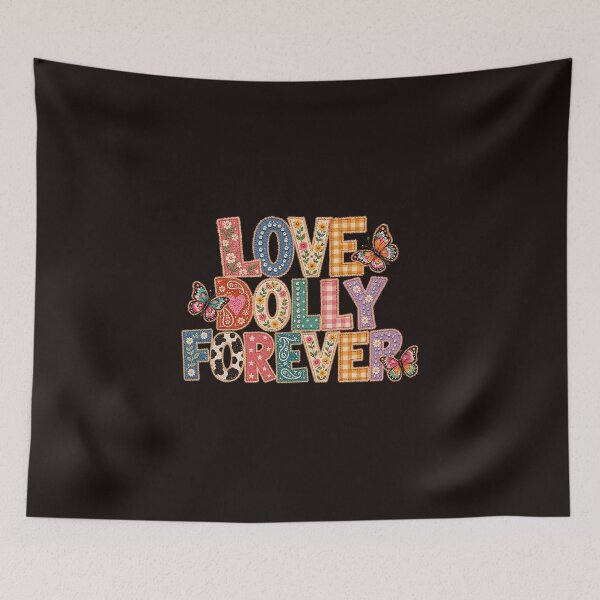 Item preview, Love Dolly Forever Colorful Patchwork Butterfly Country Music designed and sold by DYALEEZ-XCR.
