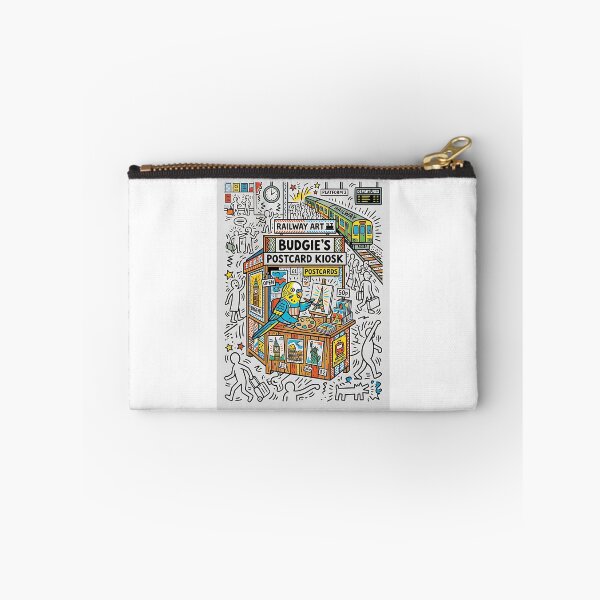 Item preview, Budgerigar Postcard Illustrator designed and sold by PictoVibe.