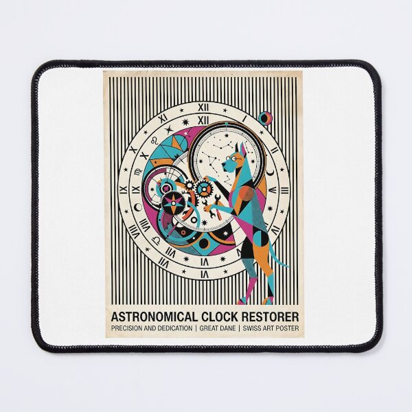 Item preview, Great Dane Astronomical Clock Restorer designed and sold by PictoVibe.