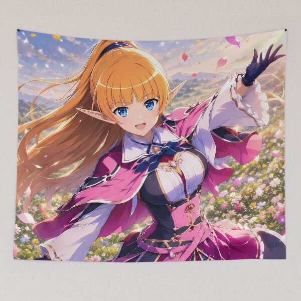 Item preview, Lefiya Viridis DanMachi Floral Meadow Joy designed and sold by SolenneAzur.