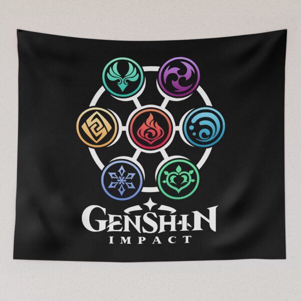 Item preview, Genshin-Impact Elements designed and sold by MARKEGNATIOA.