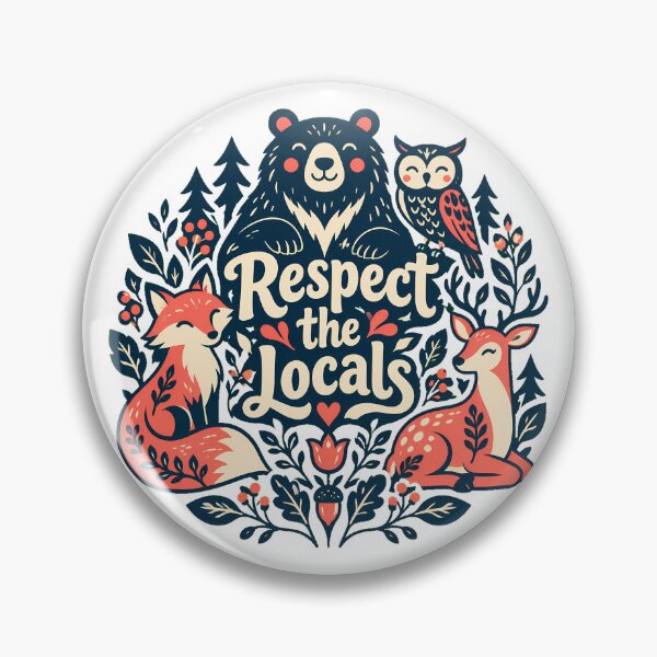 Item preview, Local Wildlife Forest Animal Group Outdoorsy designed and sold by nortowelcomics.