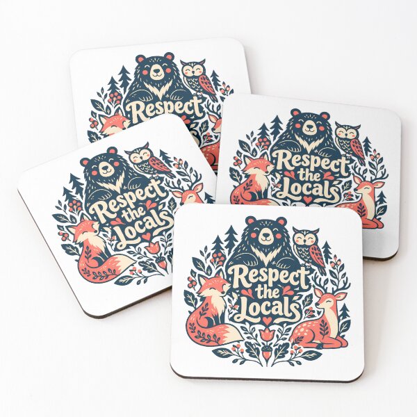 Item preview, Local Wildlife Forest Animal Group Outdoorsy designed and sold by nortowelcomics.
