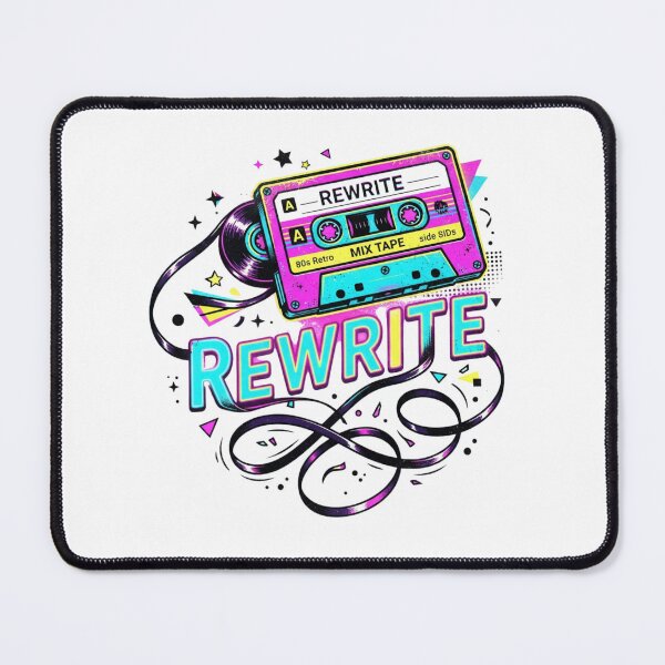 Item preview, Rewrite Retro 80s Cassette Mixtape Neon Tape designed and sold by Sanan Israyilli.