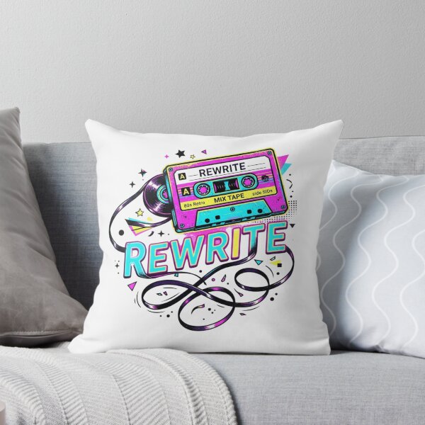 Item preview, Rewrite Retro 80s Cassette Mixtape Neon Tape designed and sold by Sanan Israyilli.